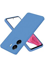 CepteToptan Xiaomi Redmi 13C Kılıf First Silikon - Mavi - DROPX6663-4261