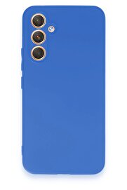 CepteToptan Samsung Galaxy A54 5G Kılıf First Silikon - Mavi - DROPX8632-6740