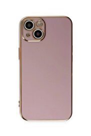 CepteToptan iPhone 15 Kılıf Volet Silikon - Mor - DROPX2605-9082