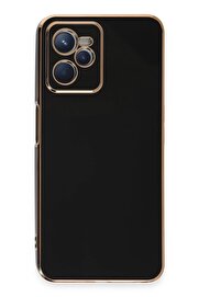 CepteToptan Realme C35 Kılıf Volet Silikon - Siyah - DROPX4344-3860