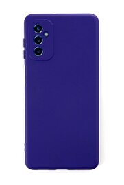 CepteToptan Samsung Galaxy M52 5G Kılıf Nano içi Kadife Silikon - Mor - DROPX1103-1906