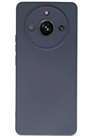 CepteToptan Realme 11 Pro Kılıf Nano içi Kadife Silikon - Gri - DROPX4434-1448