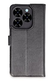CepteToptan Tecno Spark Go 2024 Kılıf Trend S Plus Kapaklı Kılıf - Siyah - DROPX4743-1366