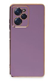 CepteToptan Xiaomi Poco X5 Pro 5G Kılıf Volet Silikon - Mor - DROPX3011-3173