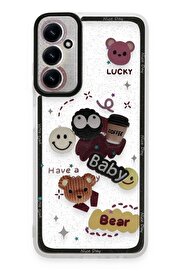 CepteToptan Samsung Galaxy A14 4G Kılıf Sweet Desenli Silikon Kapak - Sarı - DROPX6041-2974