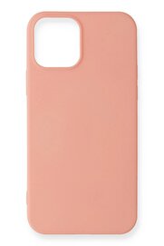 CepteToptan iPhone 12 Mini Kılıf First Silikon - Pudra - DROPX3709-7661