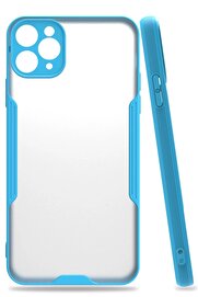 CepteToptan iPhone 11 Pro Kılıf Platin Silikon - Mavi - DROPX7202-1554