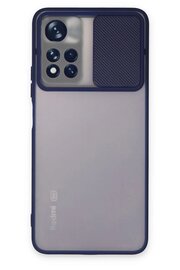 CepteToptan Xiaomi Redmi Note 11 Pro Plus 5G Kılıf Palm Buzlu Kamera Sürgülü Silikon - - DROPX2633-2865