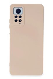 CepteToptan Xiaomi Redmi Note 12 Pro 4G Kılıf Nano içi Kadife Silikon - Pudra - DROPX6251-1936