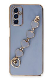 CepteToptan Samsung Galaxy A14 4G Kılıf Esila Silikon - Gri - DROPX5501-6459