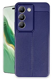 CepteToptan Vivo V30 Lite 4G Kılıf Auto Focus Kapak - Lacivert - DROPX1826-7361