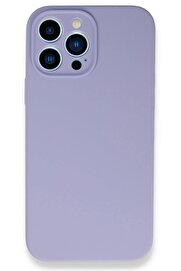 CepteToptan iPhone 13 Pro Max Kılıf Lansman Legant Silikon - Lila - DROPX5571-8043