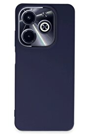 CepteToptan İnfinix Hot 40i Kılıf First Silikon - Lacivert - DROPX1023-3291