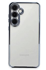 CepteToptan Samsung Galaxy S24 FE Kılıf Lensli Silikon - Lacivert - DROPX8265-2897