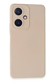 CepteToptan Vivo Y27 Kılıf Nano içi Kadife Silikon - Pudra - DROPX1552-4040