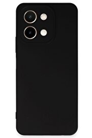 CepteToptan Vivo Y28 Kılıf First Silikon - Siyah - DROPX3763-1092