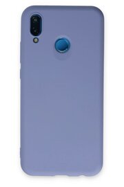 CepteToptan Huawei P20 Lite Kılıf Nano içi Kadife Silikon - Lila - DROPX6198-6388