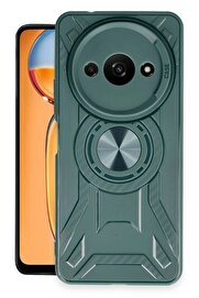 CepteToptan Xiaomi Redmi A3 4G Kılıf Lincoln Silikon - Koyu Yeşil - DROPX1502-2858