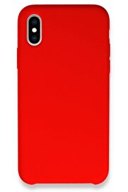 CepteToptan iPhone X Kılıf Lansman Legant Silikon - Kırmızı - DROPX4762-2165