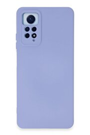 CepteToptan Xiaomi Redmi Note 12 Pro 4G Kılıf Nano içi Kadife Silikon - Lila - DROPX4160-7581