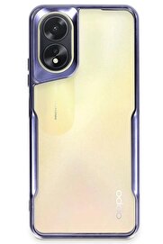 CepteToptan Oppo A38 Kılıf Boyi Silikon Kapak - Lacivert - DROPX4316-7075