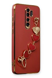 CepteToptan Xiaomi Redmi Note 8 Pro Kılıf Esila Silikon - Kırmızı - DROPX5392-7705