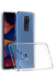 CepteToptan Xiaomi Redmi Note 9 Kılıf Lüx Şeffaf Silikon - Şeffaf - DROPX1922-6401