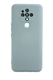 CepteToptan Tecno Camon 16 Kılıf Nano içi Kadife Silikon - Buz Mavisi - DROPX7965-6925