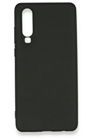 CepteToptan Huawei P30 Kılıf First Silikon - Siyah - DROPX8736-5593