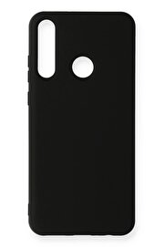 CepteToptan Huawei Y6P Kılıf Nano içi Kadife Silikon - Siyah - DROPX2314-4659