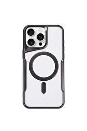 CepteToptan iPhone 14 Pro Max Kılıf Boyi Magsafe Silikon Kapak - Siyah - DROPX4121-2565
