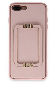 CepteToptan iPhone 7 Plus Kılıf Coco Elit Kapak - Pembe - DROPX6786-1720