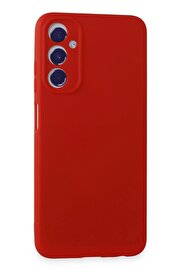 CepteToptan Samsung Galaxy A05S Kılıf First Silikon - Kırmızı - DROPX5448-2455