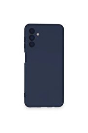 CepteToptan Samsung Galaxy A14 4G Kılıf Nano içi Kadife Silikon - Lacivert - DROPX9910-5479