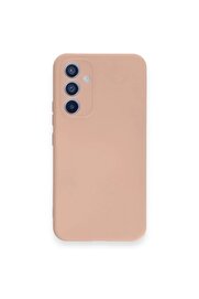 CepteToptan Samsung Galaxy A54 5G Kılıf Nano içi Kadife Silikon - Pudra - DROPX6655-9233