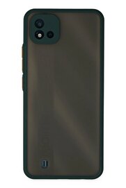 CepteToptan Realme C11 2021 Kılıf Montreal Silikon Kapak - Yeşil - DROPX6978-4320