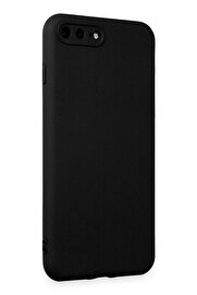 CepteToptan iPhone 7 Plus Kılıf First Silikon - Siyah - DROPX3198-6711
