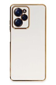 CepteToptan Xiaomi Poco X5 Pro 5G Kılıf Volet Silikon - Beyaz - DROPX8677-2446