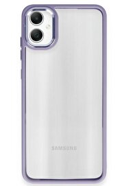 CepteToptan Samsung Galaxy A05 Kılıf Power Silikon - Lila - DROPX6339-5956