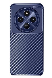CepteToptan Xiaomi Redmi 14C Kılıf Auto Focus Karbon Kapak - Lacivert - DROPX5055-4690