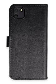 CepteToptan Huawei Y5P Kılıf Trend S Plus Kapaklı Kılıf - Siyah - DROPX7862-1585
