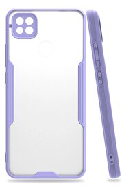 CepteToptan Xiaomi Redmi 9C Kılıf Platin Silikon - Lila - DROPX5520-3601