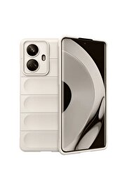 CepteToptan Realme 10 Pro 5G Kılıf Optimum Silikon - Krem - DROPX5336-8330