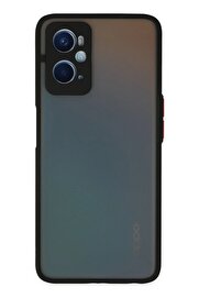 CepteToptan Oppo A96 Kılıf Montreal Silikon Kapak - Siyah - DROPX9032-4610