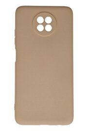CepteToptan Xiaomi Redmi Note 9 5G Kılıf Nano içi Kadife Silikon - Bej - DROPX8812-6320