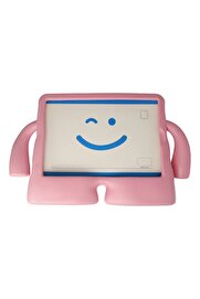 CepteToptan iPad 5 Air 9.7 Kılıf Karakter Tablet Silikon - Açık Pembe - DROPX3660-8816