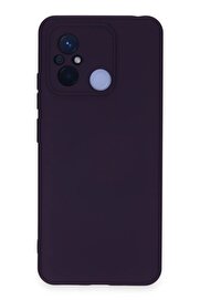 CepteToptan Xiaomi Redmi 12C Kılıf Nano içi Kadife Silikon - Mor - DROPX9056-7885