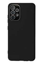 CepteToptan Samsung Galaxy A53 5G Kılıf Lansman Glass Kapak - Siyah - DROPX4429-3718