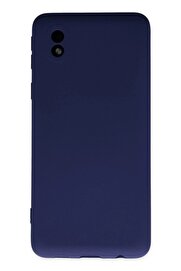 CepteToptan Samsung Galaxy A01 Core Kılıf Nano içi Kadife Silikon - Lacivert - DROPX4580-8579