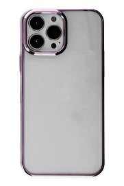 CepteToptan iPhone 14 Pro Kılıf Element Silikon - Lila - DROPX6684-2318